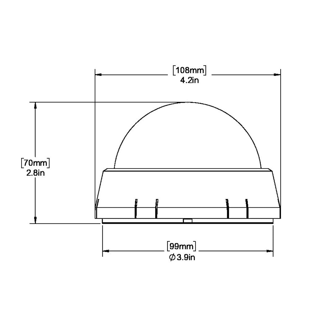 Ritchie XP-98W X-Port Tactician Compass - Surface Mount - White [XP-98W]