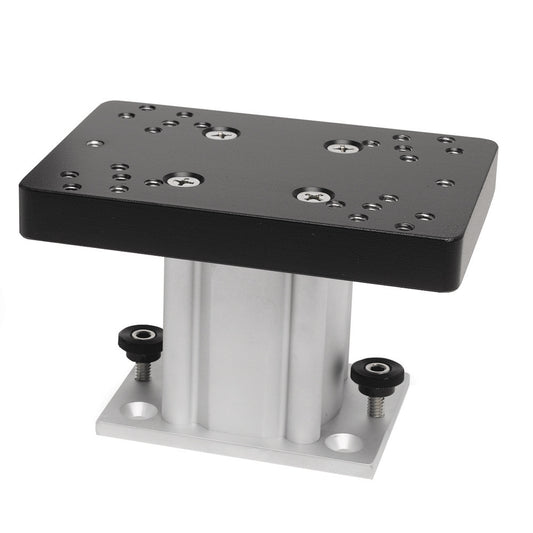 Cannon Aluminum Fixed Base Downrigger Pedestal - 4" [1904030]