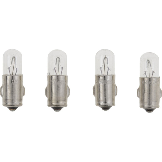 VDO Type A - White Metal Base Bulb - 12V - 4-Pack [600-802]