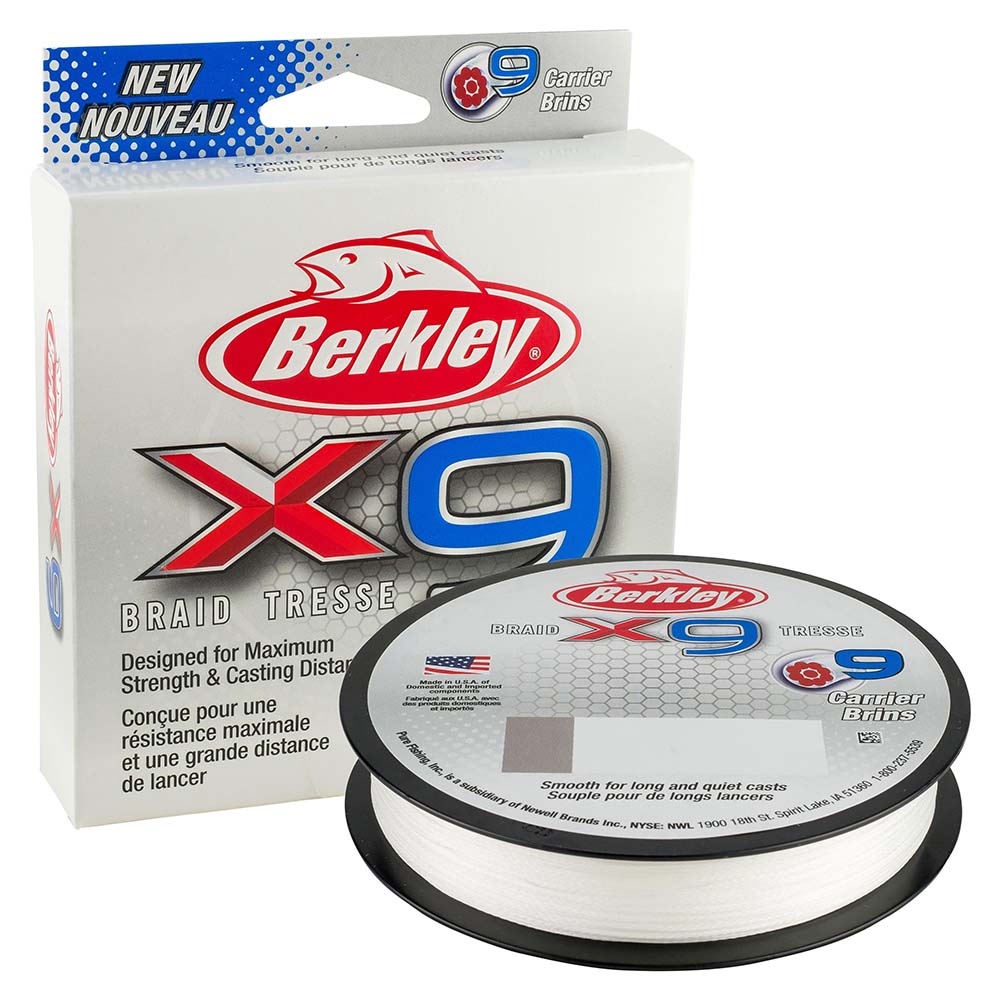 Berkley x9 Braid Crystal - 100lb - 219 yds - X9B330100-CY [1486904]